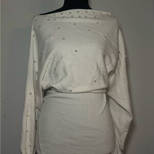 SOLD - White Knit Dress